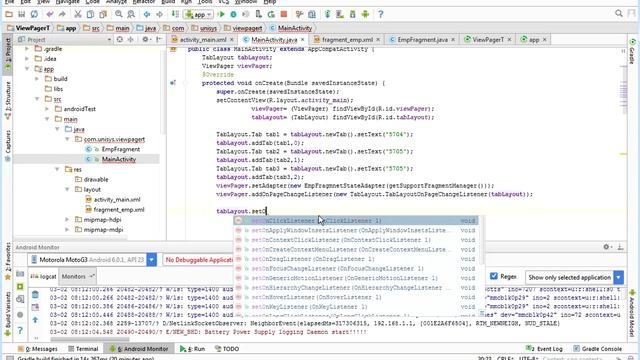 Android View Pager TabLayout Tabs FragmentStateAdapter Part 3 смотреть онлайн
