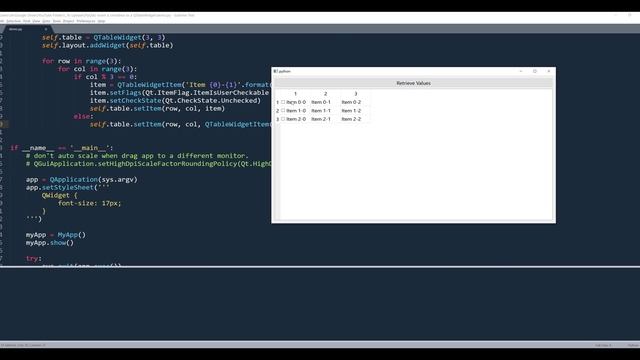 Insert CheckBoxes To QTableWIdget | PyQt6 Tutorial смотреть онлайн
