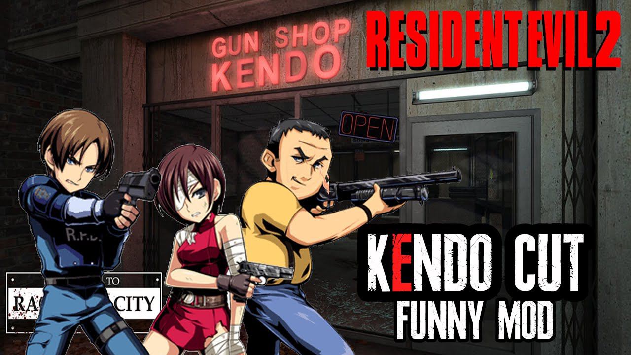Resident Evil 2 KENDO CUT FUNNY MOD - Day 1/День 1