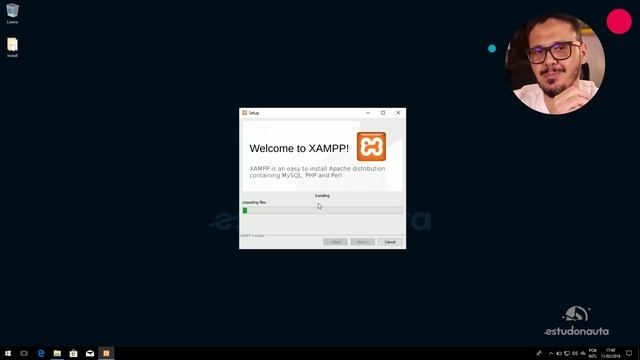 Instalando XAMPP no Windows 10 - Curso PHP+MySQL - Estudonauta смотреть онлайн