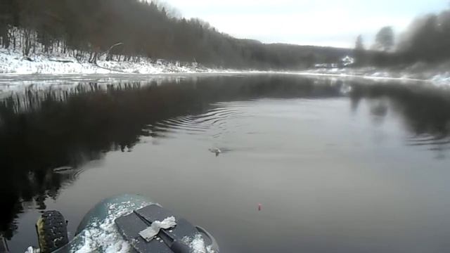 клюет 3 Рыболовно-охотничья база Оять, рыбалка в ноябре 2013 г смотреть онлайн