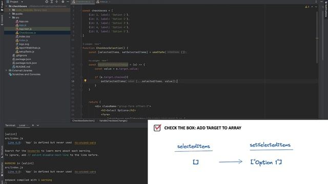 How to get multiple checkbox values in React JS, set the min and max selection limits for checkboxe смотреть онлайн
