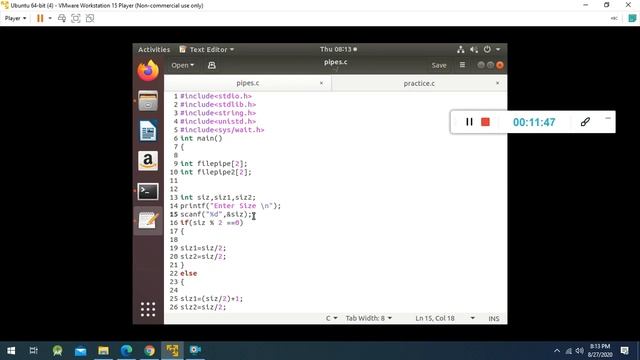 Lecture #04 pipe () tutorial for beginners | IPC (inter process communication) | operating system смотреть онлайн