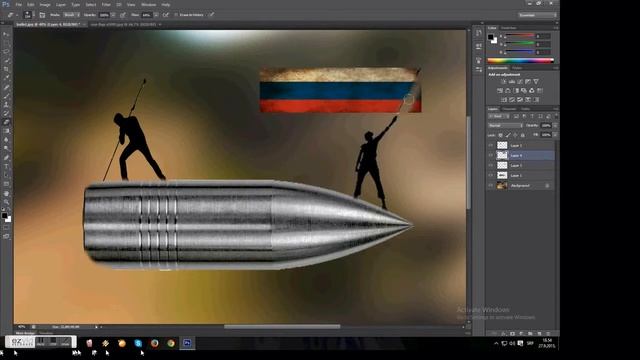 Every bullet counts (Photoshop CS6) Time Lapse смотреть онлайн