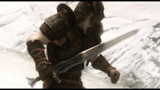Красивый Skyrim #1: aMidianBorn Book of Silence (броня+оружие), Better Shaped Weapons смотреть онлайн