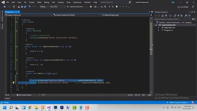 Static Constructor in C# With Practical Example in Hindi. C# Tutorial for beginners смотреть онлайн