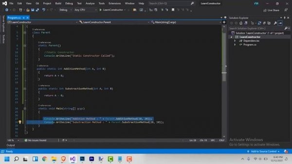 Static Constructor in C# With Practical Example in Hindi. C# Tutorial for beginners