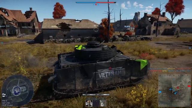 Ответка Т-34- PZ-4H WarThunder. смотреть онлайн