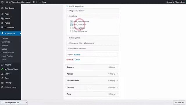 WP Mega Menu - Installing & Setup смотреть онлайн