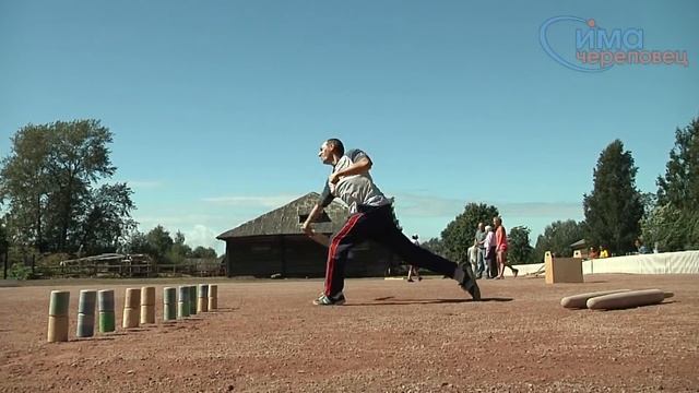 12.08.2015 Тренировка игры в городки смотреть онлайн