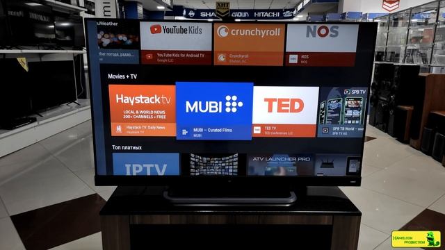 Обзор телевизора TCL L55C8 / TCL 55C8US (Аndroid / 4К). Встроенный саундбар - 4 динамика. смотреть онлайн