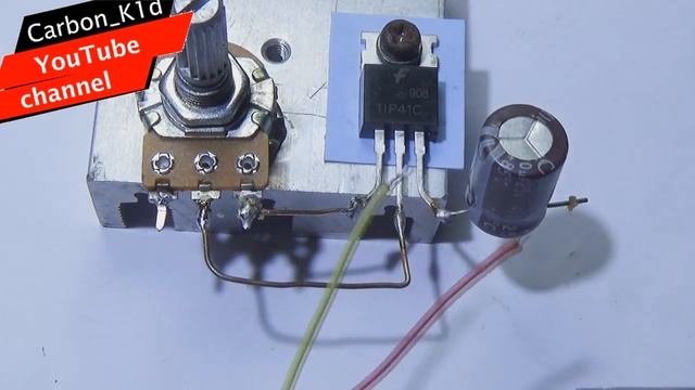 Простейший усилитель на одном транзисторе TIP41c с регулятором громкости смотреть онлайн