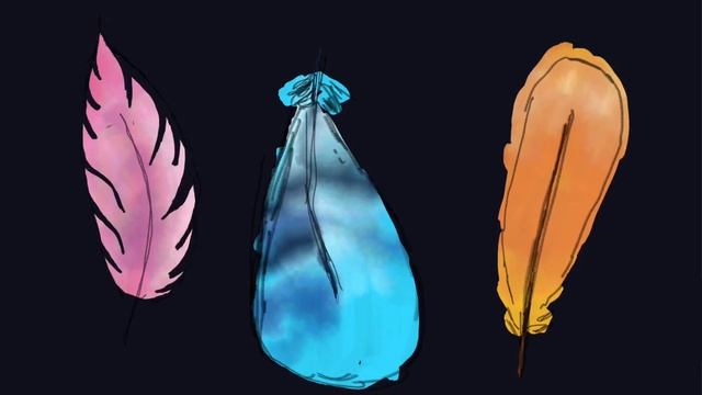 Rugged Feather Speed Art illustration created in Adobe Fresco | iPad Drawing | Digital Painting смотреть онлайн