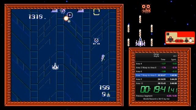 [WR] Zanac - NES Any% in 38:10.15 смотреть онлайн