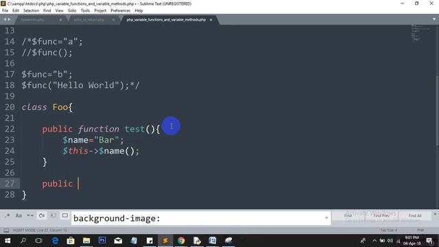 PHP Beginning to Advance Part-23: PHP Variable Functions and PHP Variable Methods смотреть онлайн