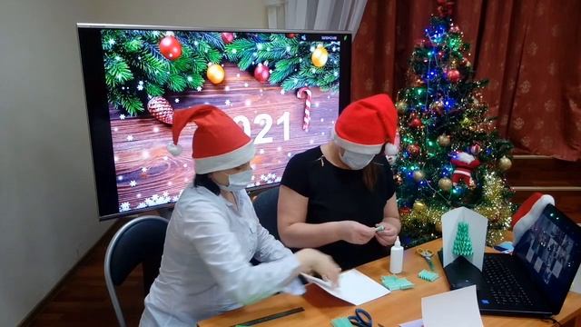 Мастер класс Новогодняя открытка смотреть онлайн