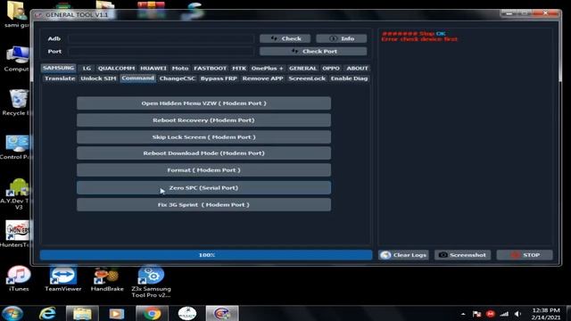 General Tools V 1.1 Bypass FRP Samsung Unlock Network.Qualcomm CPU FRP.FRP ON / OEM ON./SamiGSM/