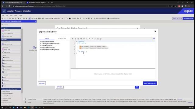 Update a Status in one Node in Appian Process Model смотреть онлайн