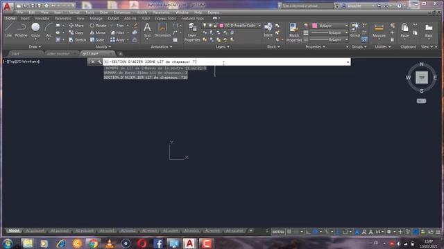 DESSIN AUTOMATIQUE DE COFFRAGE ET FERRAILLAGE D'UNE POUTRE AVEC AUTOLISP смотреть онлайн