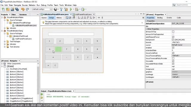 Bikin Kalkulator Sederhana dengan java Netbeans- Kuliah online Komputer di ambarawa смотреть онлайн