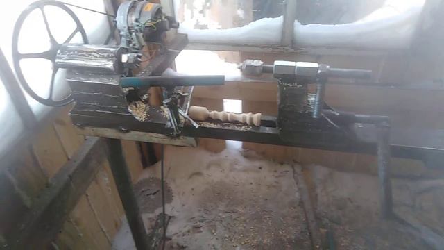 Токарный станок по дереву своими руками смотреть онлайн