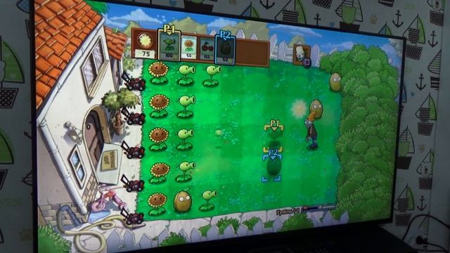 Растения против зомби - играем на PS3 вдвоём смотреть онлайн