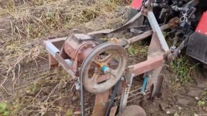 Копаем картофель самодельной копалкой к МТЗ 132Н