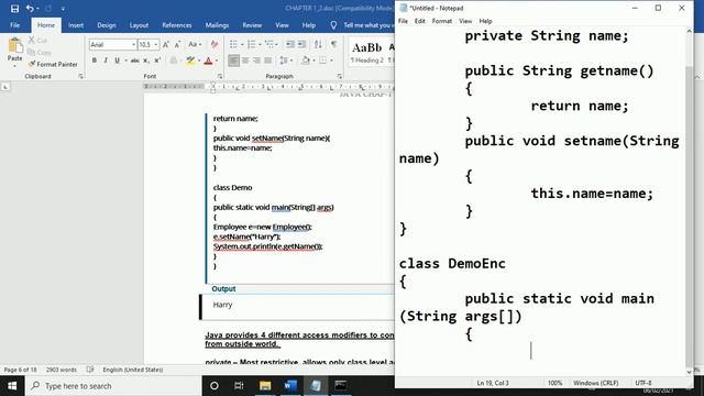 JAVA CLASS & OBJECT ,ENCAPSULATION INHERITANCE INTRODUCTION смотреть онлайн