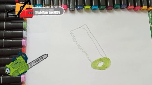 Drawing for children chansay | Как можно нарисовать бензопила. смотреть онлайн