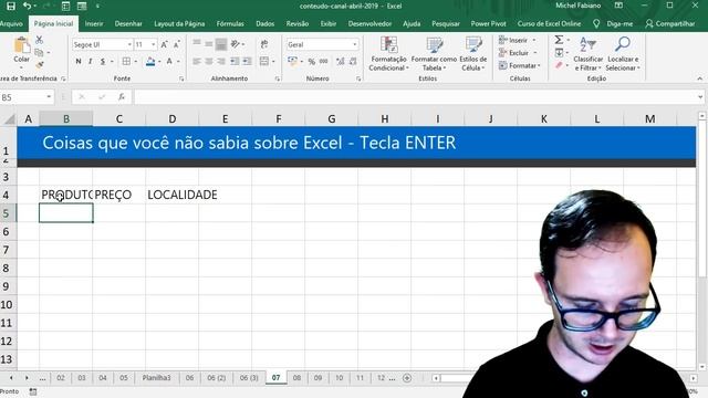 TECLA ENTER NO EXCEL - COISAS QUE VOCÊ NÃO SABIA NO EXCEL смотреть онлайн