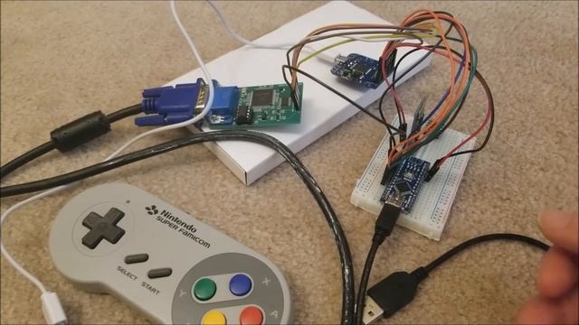 DIY Consolized Arduboy: VGA Out, Bluetooth Wireless Controller, and 4MB Internal Flash Cart!!! смотреть онлайн