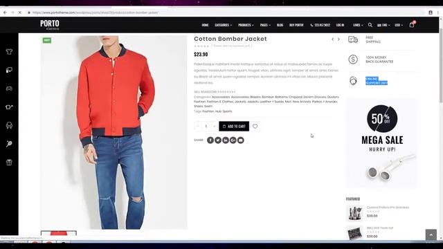 PORTO WooCommerce Theme Review смотреть онлайн