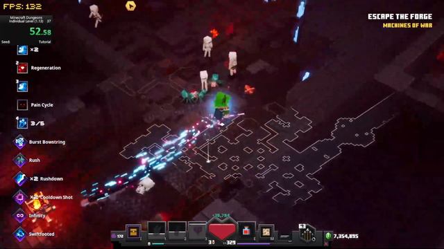Minecraft Dungeons Fiery Forge NG+ in 1:14.650 (World Record) смотреть онлайн