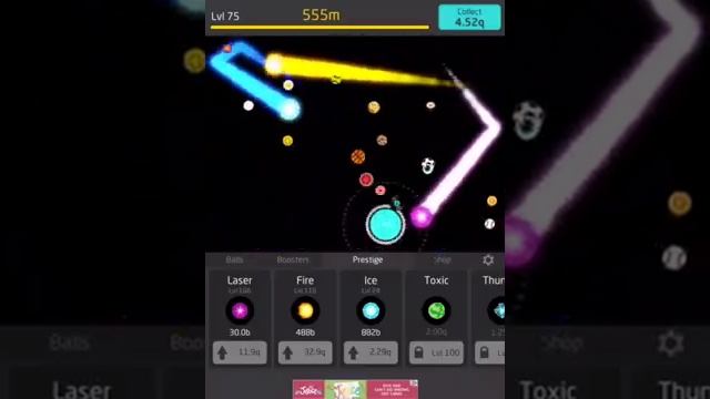 Idle balls Gameplay [Prestige 3!!!!!] смотреть онлайн