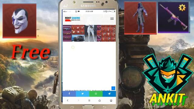 PUBG MOBILE/ Good free Trick for (M416 and outfit) skin . смотреть онлайн