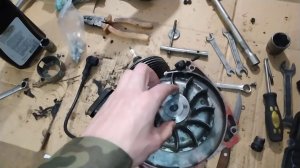 Стартер от мотоблока на бензопилу Урал