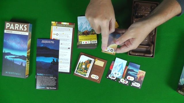 Обсуждаем и открываем настольную игру "PARKS. Nightfall" смотреть онлайн
