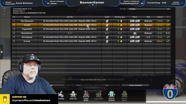 Cruising The Balkans Convoy in West Balkans DLC for ETS2 Stream Replay смотреть онлайн