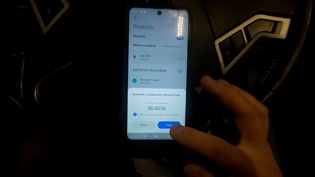 Parowanie telefonu z Renault T High BLUETOOTH смотреть онлайн