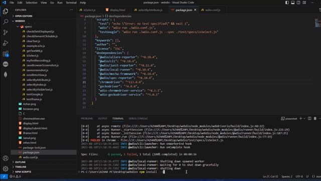 How to fix chrome driver launching problem in Webdriver IO - Second Method. смотреть онлайн
