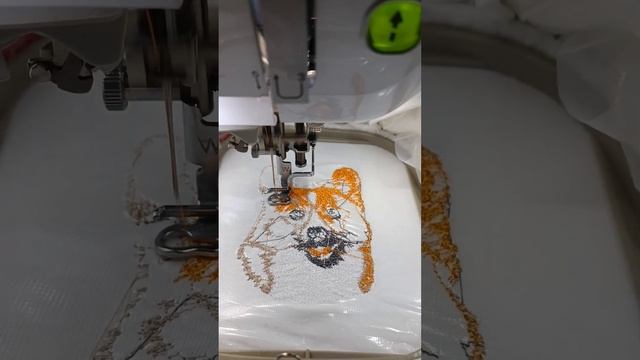 вышиваем корги ;) смотреть онлайн