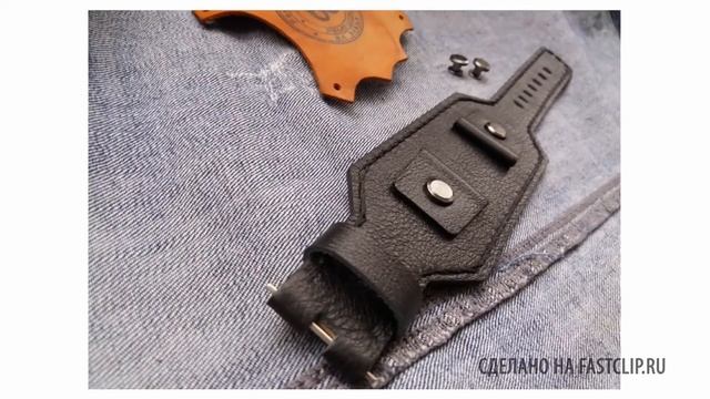 Ремешок напульсник. Кожаный ремешок для часов. Making leather watch band watch strap. Bund strap смотреть онлайн