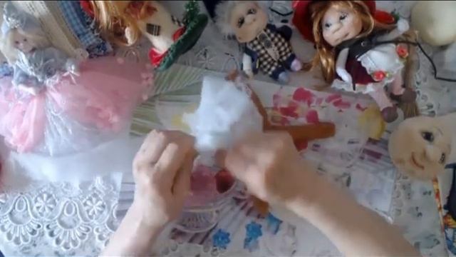 Cделать тело куклы на проволочном каркасе из подручных материалов. Тело для куклы.Cuerpo muñeca. смотреть онлайн