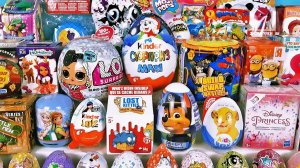 50 СЮРПРИЗОВ! МЕГА ВЫПУСК! Холодное сердце,куклы ЛОЛ, Машинки,ПОНИ,LOL Kinder Surprise Eggs unboxing