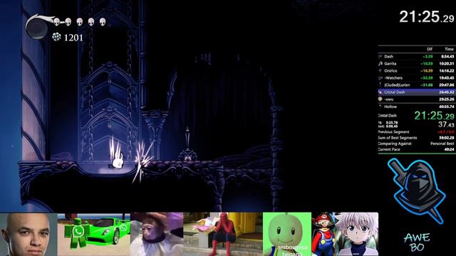 Hollow Knight Speedrun Any% 39:51 | NMG Patch 1.4.3.2 смотреть онлайн