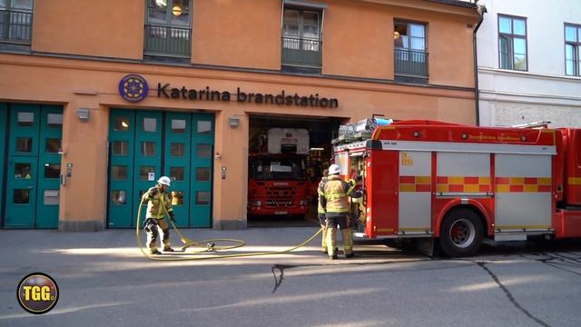 [Stockholm] World's Oldest Fire Station & NEW Scania Engine! смотреть онлайн