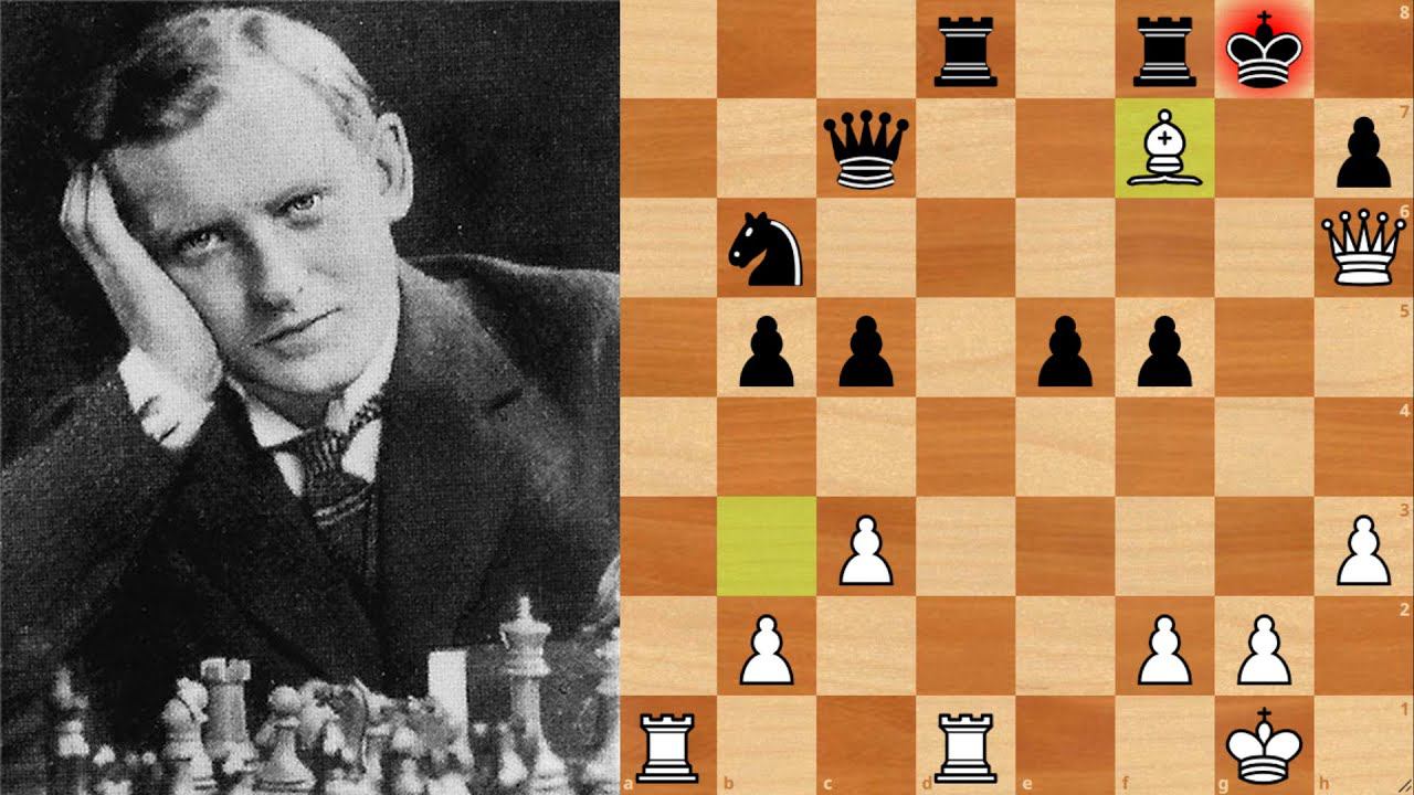 Александр Алехин красиво ЖЕРТВУЕТ Слона и уничтожает защиту соперника смотреть онлайн