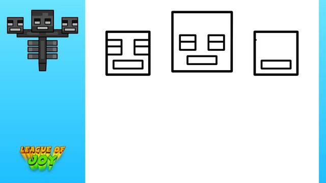 How to DRAW WITHER MINECRAFT смотреть онлайн