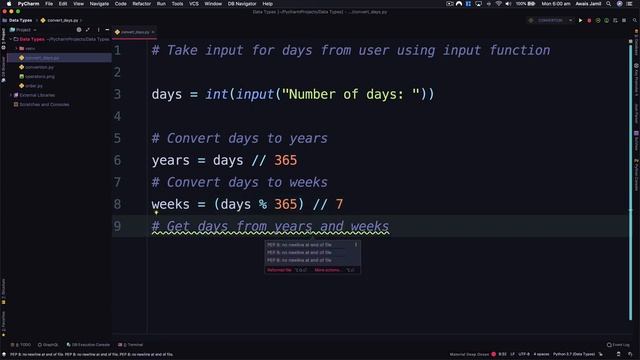 34 exercise arithmetic operators | Python For Absolute Beginners смотреть онлайн
