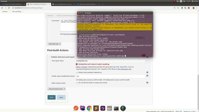 Run Unit Test and Deploy in jenkin смотреть онлайн